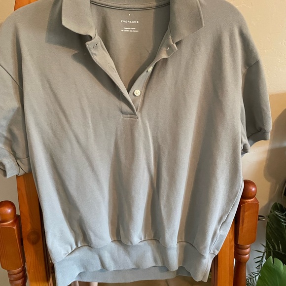 Everlane Tops - Everlane Slightly Cropped Polo Shirt - Size Small